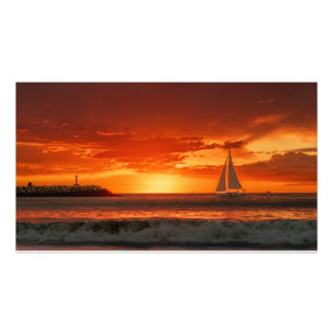 Foto Velero ao pôr do sol - Marina Del Rey, CA