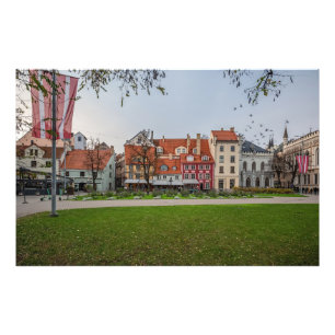 Foto Velha cidade de Riga no outono