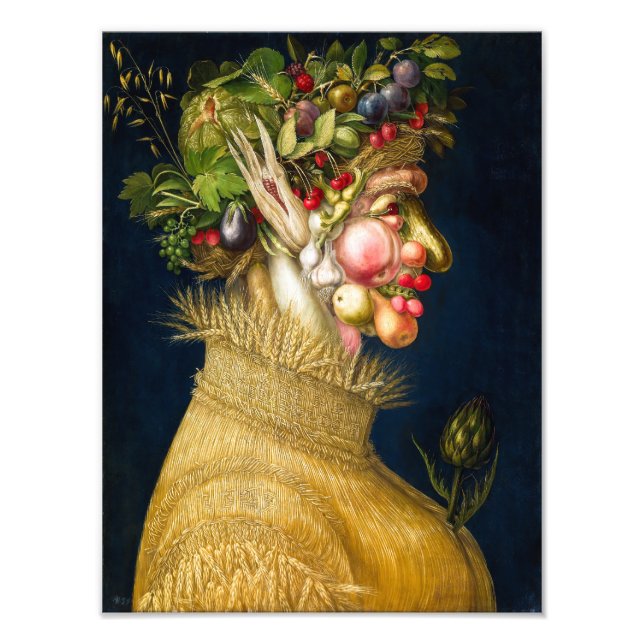 Foto Verão | Giuseppe Arcimboldo | (Frente)