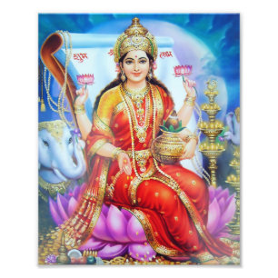Foto Versão 1 do impressão de Lakshmi (8" x 10") -
