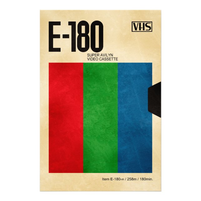 Foto VHS E-180 - 80s (Frente)