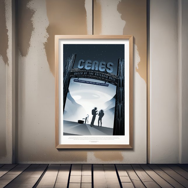 Foto Viagem Sci-Fi Ad, Ceres do Planeta Anão (Criador carregado)
