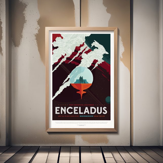 Foto Viagem Sci-Fi Ad, Planet Enceladus (Criador carregado)