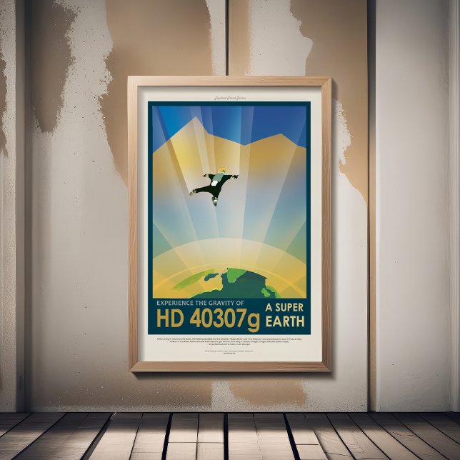 Foto Viagem Sci-Fi Ad, Planeta HD 40307g (Criador carregado)