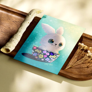 Foto Vida Selvagem Fofa da Primavera Guardiã: Coelho em