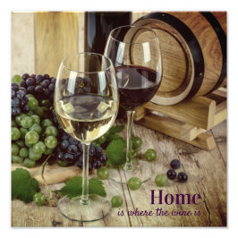 Foto Vidros de vinho, de uvas, de barril, russos, de vi