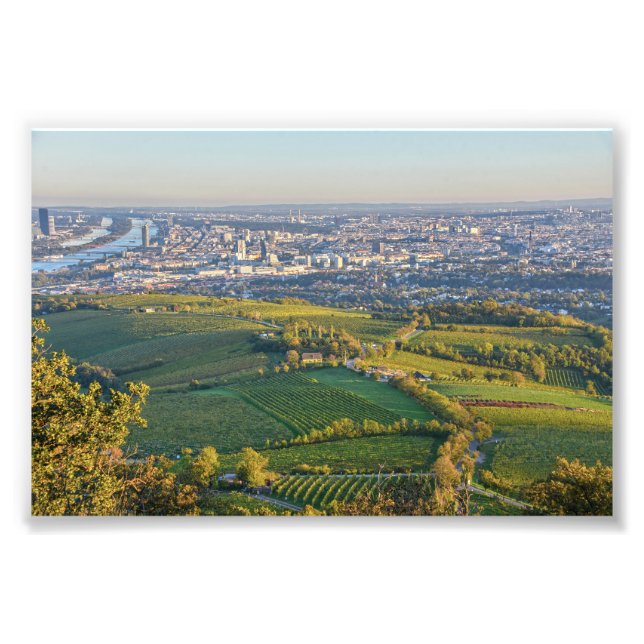 Foto Viena, Áustria, Panorama, do Kahlenberg (Frente)