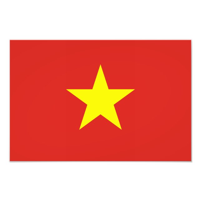 Foto Vietnã - Bandeira Vietnamita (Frente)