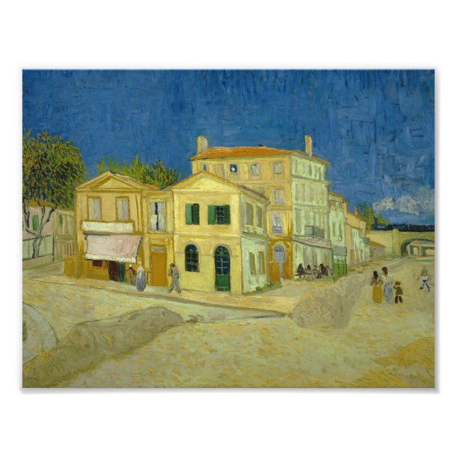 Foto Vincent van Gogh - A Casa Amarela ("A Rua") (Frente)