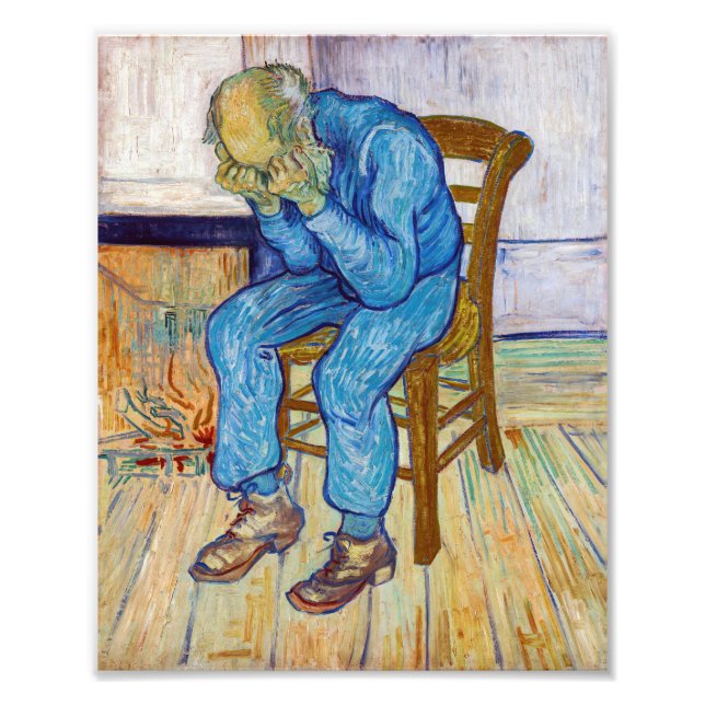 Foto Vincent van Gogh - À Porta da Eternidade (Frente)