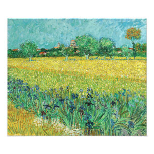 Foto Vincent van Gogh - Campo com irlandeses perto de A