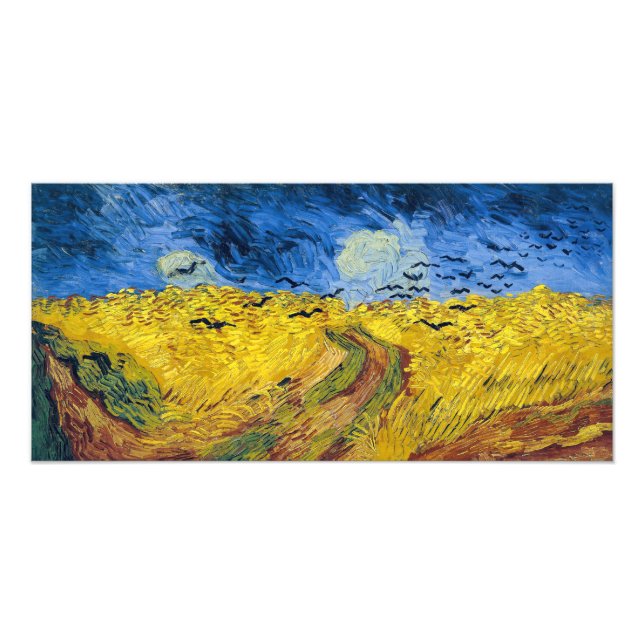 Foto Vincent van Gogh - Campo de Trigo com Corvos (Frente)