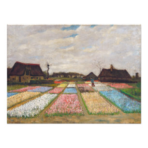 Foto Vincent van Gogh - Canteiros de Flores na Holanda