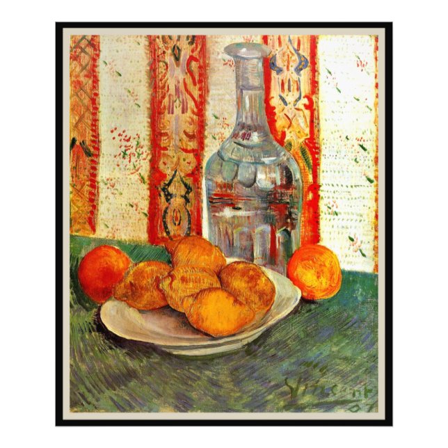 Foto Vincent van Gogh, Decanter e Lemons (Frente)