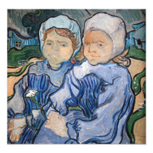 Foto Vincent van Gogh - Duas Meninas Pequenas