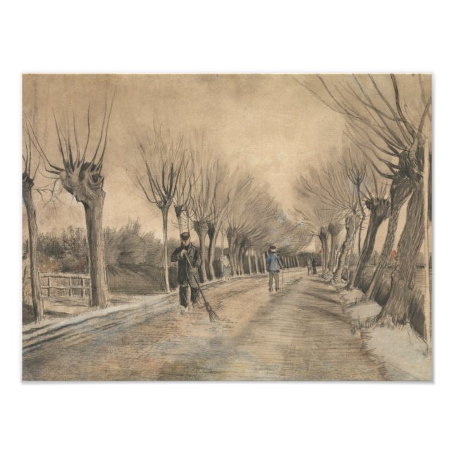 Foto Vincent van Gogh - Estrada em Etten (Frente)