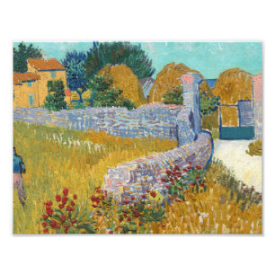 Foto Vincent van Gogh Farmhouse em Provence, 1888