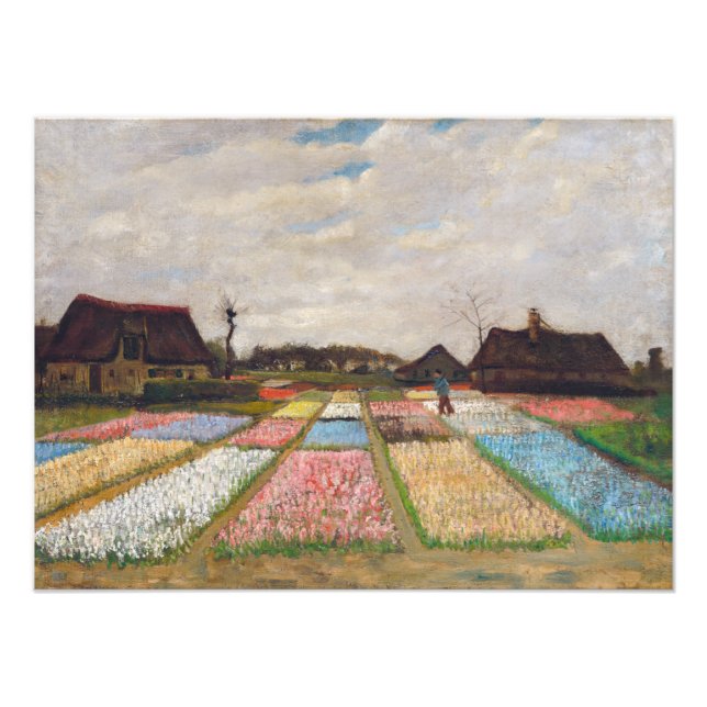 Foto Vincent van Gogh - Flores na Holanda (Frente)