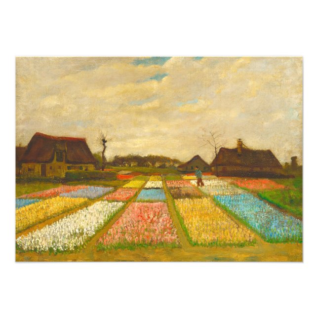 Foto Vincent van Gogh Flower Beds na Holanda (Frente)
