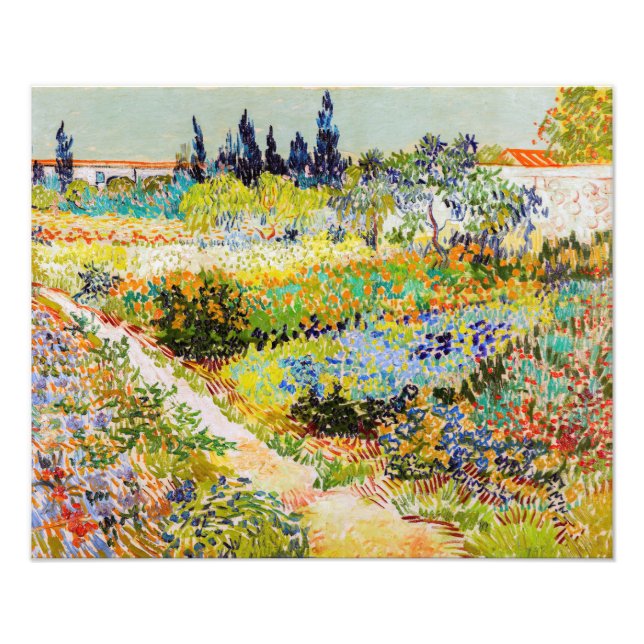 Foto Vincent van Gogh - Jardim de Arles (Frente)