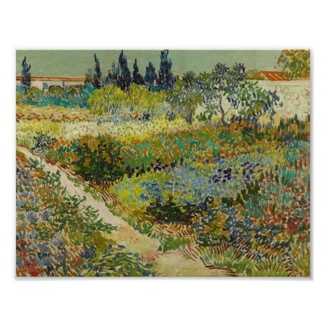 Foto Vincent van Gogh - Jardim de Arles (Frente)