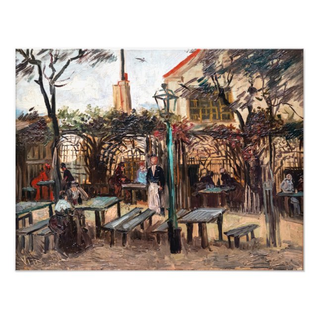 Foto Vincent Van Gogh - La Guinguette em Montmartre (Frente)