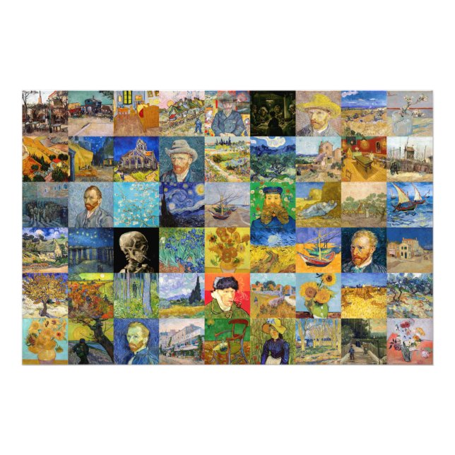 Foto Vincent van Gogh - Masterworks Mosaic Patchwork (Frente)