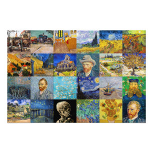 Foto Vincent van Gogh - Masterworks Mosaic Patchwork