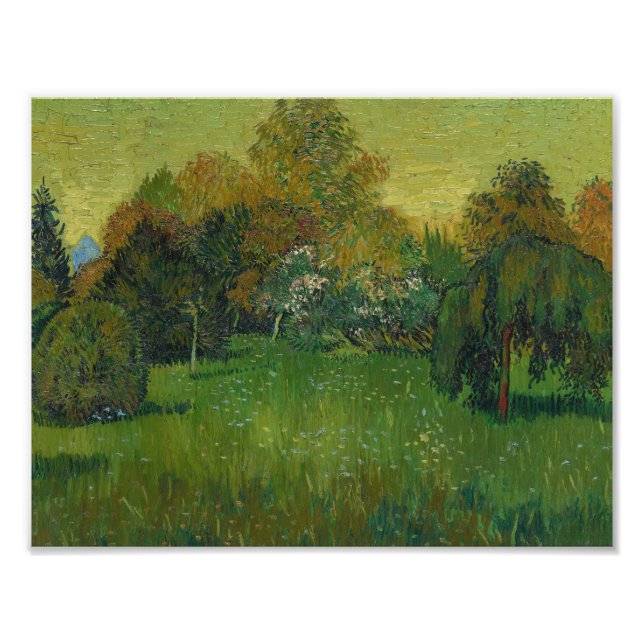Foto Vincent van Gogh - O Jardim do Poeta (Frente)