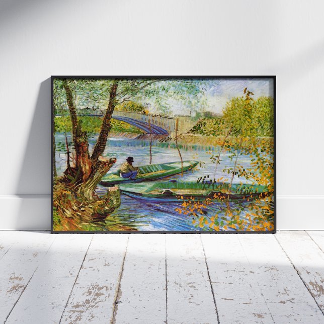 Foto Vincent Van Gogh, pescando na Primavera (Criador carregado)