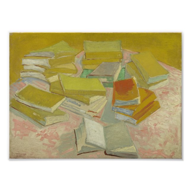 Foto Vincent van Gogh - Pilhas de romances franceses (Frente)