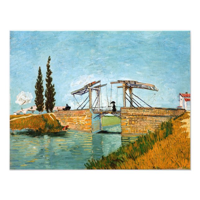 Foto Vincent van Gogh - Ponte Langlois em Arles #3 (Frente)
