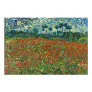 Foto Vincent van Gogh - Poppy Field