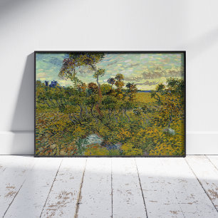 Foto Vincent Van Gogh, Sunset Em Montmajour
