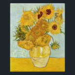 Foto Vincent Van Gogh - Vase com Doze Girassóis<br><div class="desc">Vase com Doze girassóis / Vase avec douze tournesols - Vincent Van Gogh,  agosto de 1888 - Sunflower 1888 terceira versão (F456)</div>
