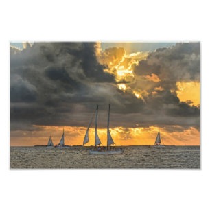 Foto Vindo tempestade no Sunset em Key West, Flórida F