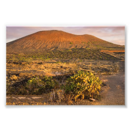 Foto Vinhedo Vulcânico e Caldeira de Lanzarote ao Pôr d
