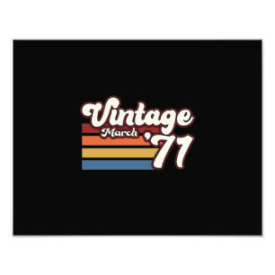 Foto Vintage 1971 50th Birthday March