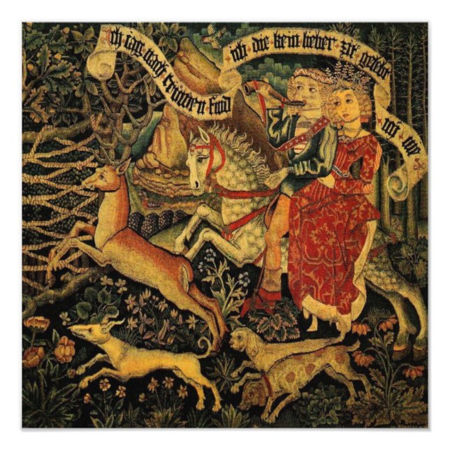 Foto Vintage, Alemanha medieval e renascentista, adora  (Frente)