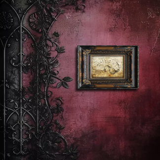 Foto Vintage Anatomy Brain Diagram