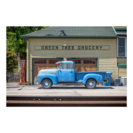 Foto Vintage Blue Chevy