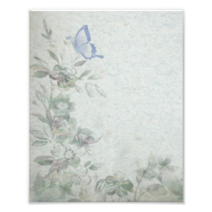Foto Vintage Floral Blue