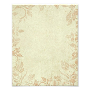 Foto Vintage Floral Vine Dourada Antiguamente Casamento