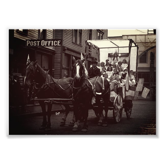 Foto Vintage Independence Day Girls Alaska (Frente)