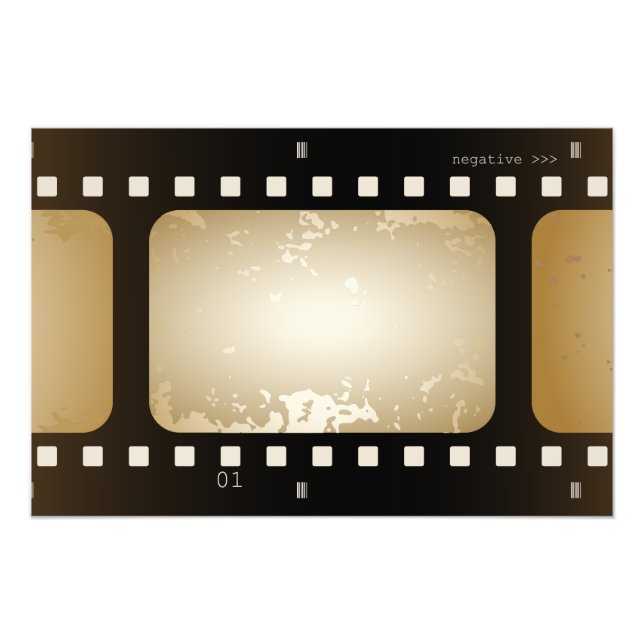 Foto Vintage Movie Fotógrafo Film Strip (Frente)