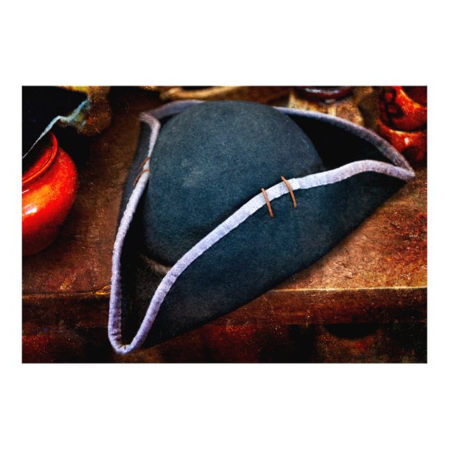 Foto Vintage Pirate Triangle Hat (Frente)
