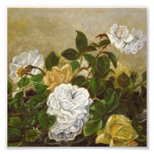 Foto Vintage Robert Duncanson "A Vida Estática" com Ros