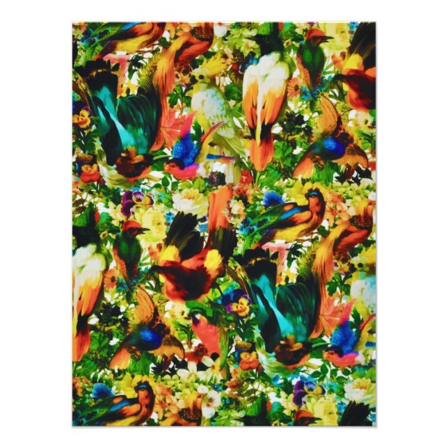 Foto Vintage Tropical Jungle Wilrrots (Frente)