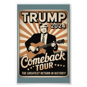 Foto Vintage TRUMP 2024 Fera FESTA DE VOLTA