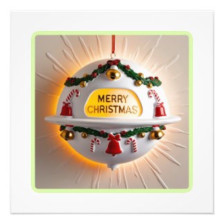 Foto Vintage UFO Enfeites de natal Wall Art